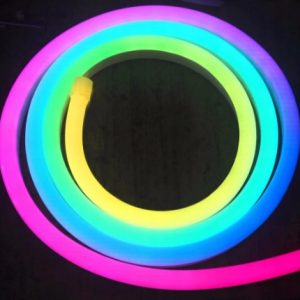 NEON flex LED 10x20mm RGB 24V IP67 cięcie co 50cm