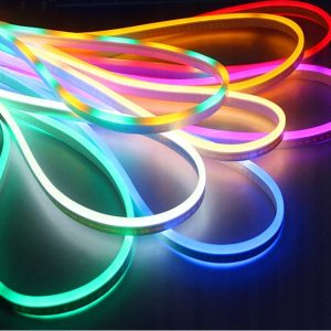 NEON flex LED SILICONE 10x20mm RGB 24V IP67 co 10c