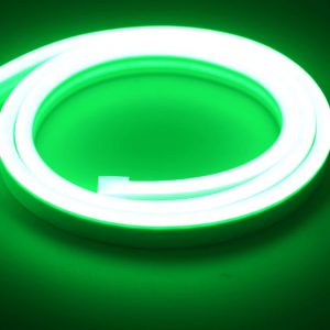Neon LED FLEX wąż Zielony 12V IP67 6x12 - 1m COB