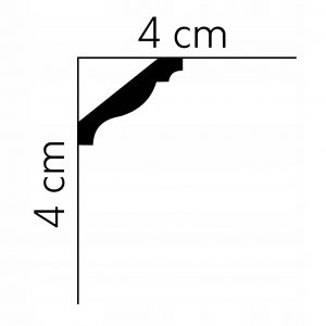 Listwa sufitowa gzyms Mardom profil MDB172