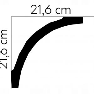Listwa sufitowa gzyms Mardom profil MDB155