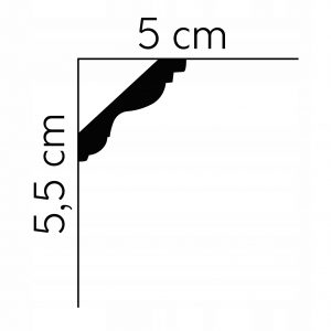 Listwa sufitowa gzyms Mardom profil MDB147