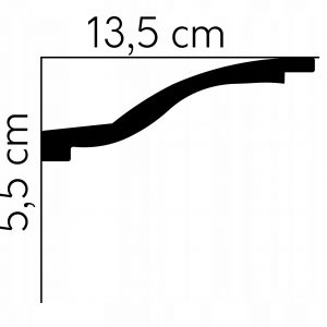 Listwa sufitowa gzyms Mardom profil MDB127