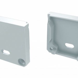 Zaślepka ALU do profilu DILEDA biała z otworem Zaślepka ALU do profilu DILEDA biała z otworem