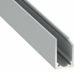 Profil LED do szyby typ I10 srebrny anodowany 2 m