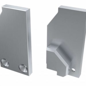 Zaślepka ALU do profilu typ I6 6mm srebrna prawa Zaślepka ALU do profilu typ I6 6mm srebrna prawa