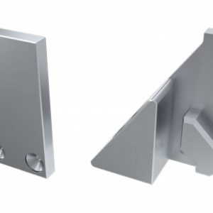 Zaślepka ALU do profilu typ I6 6mm srebrna lewa z podporą