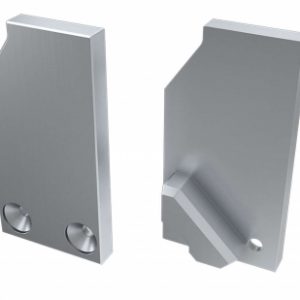 Zaślepka ALU do profilu typ I6 8mm srebrna lewa Zaślepka ALU do profilu typ I6 8mm srebrna lewa