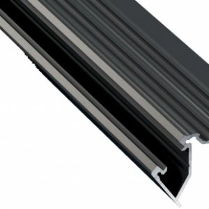 Profil LED schodowy SCALA czarny anodowany 1 m