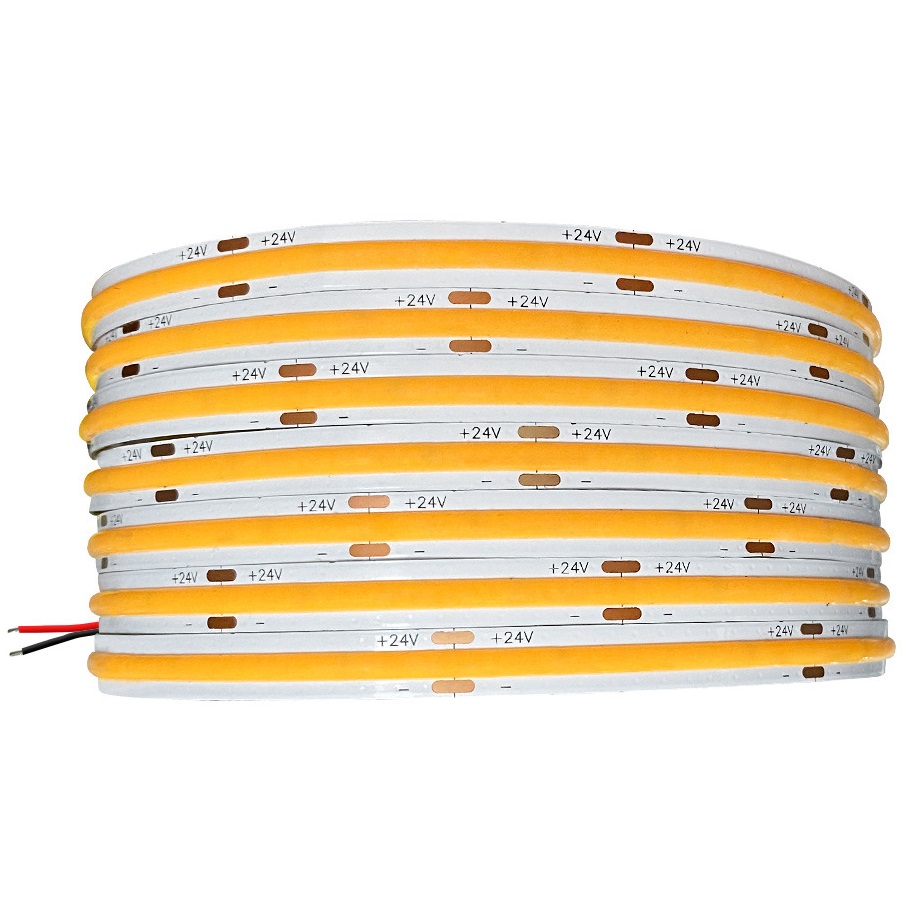 Taśma LED COB 24V 12W EXPERT LINE 480 LED/m Biała Ciepła 1m