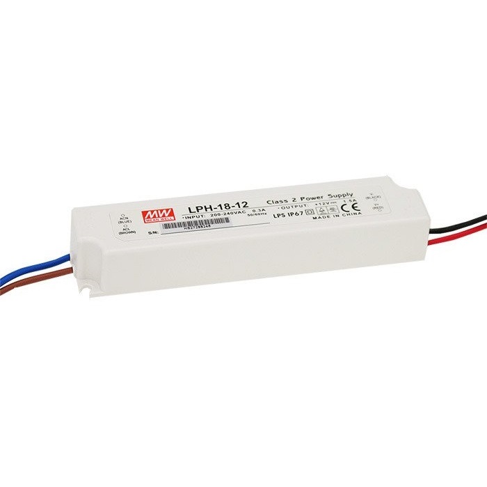 Zasilacz LED 12V Mean Well LPH-18-12 18W IP67