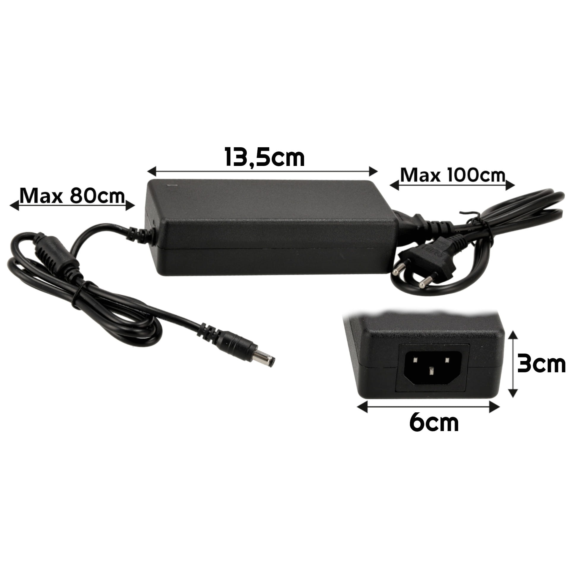 Zasilacz wtyczkowy 12V Desktop 60W 5A