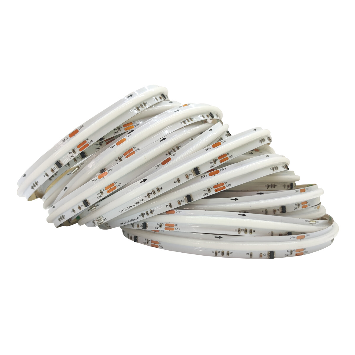 Taśma LED COB Cyfrowa RGBW Ciepła 24V WS2814 20W/m 784 LED