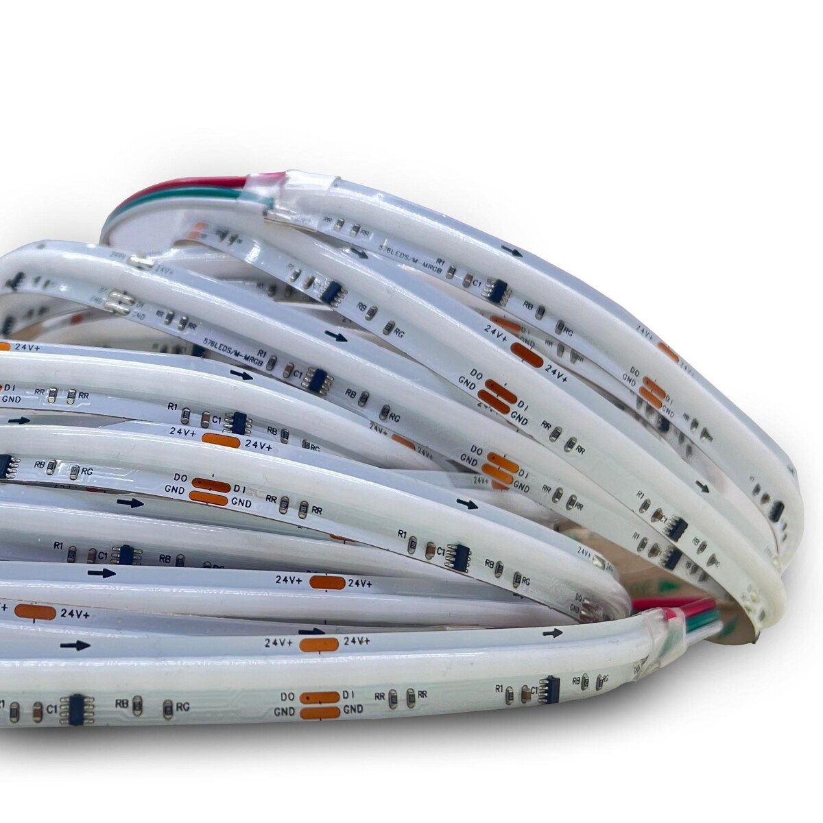Taśma LED COB Cyfrowa RGB 24V WS2811 14,4W/m 576 LED