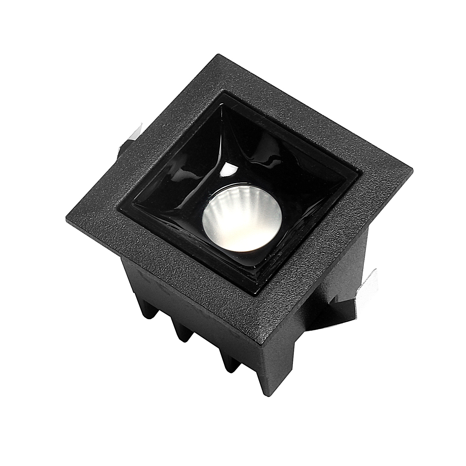 Oprawa LED wpuszczana LEX 1-point 2W 3000K czarna Oprawa LED wpuszczana LEX 1-point 2W 3000K czarna