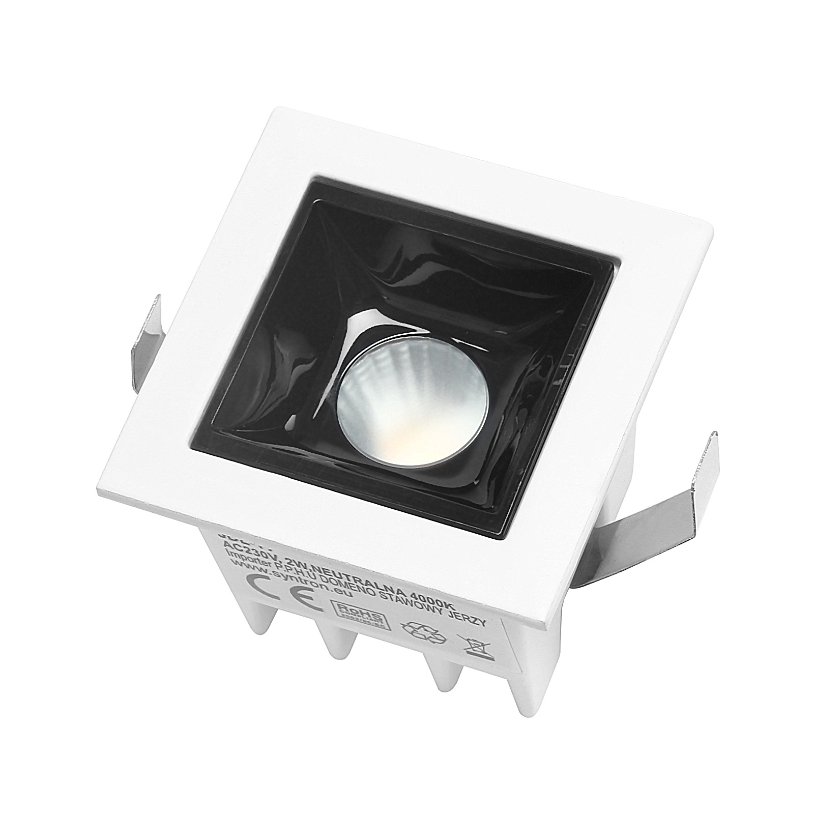 Oprawa LED wpuszczana LEX 1-point 2W 4000K biała