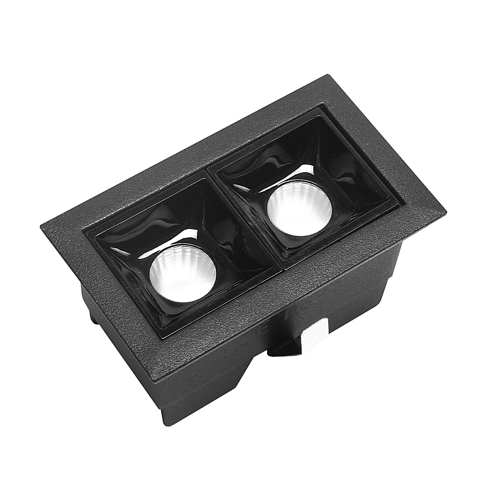 Lampa LED wpuszczana LEX 2-points 4W 3000K czarna