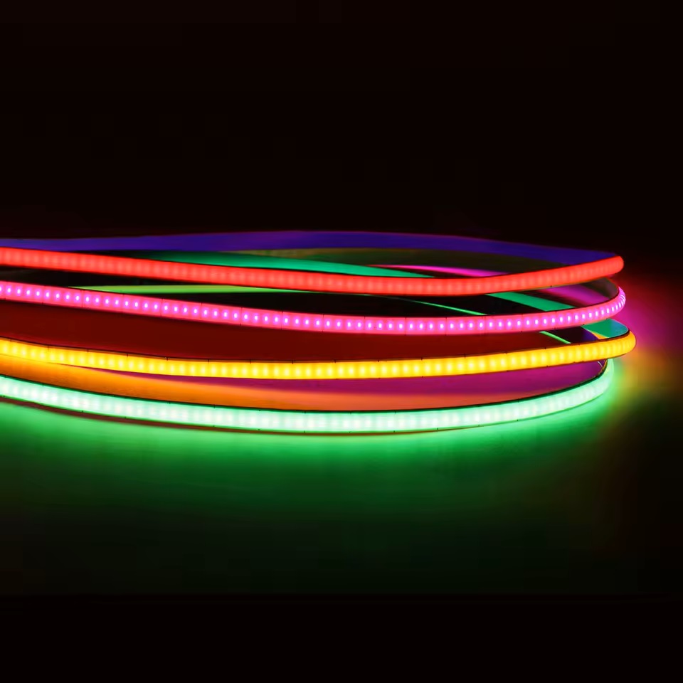 Taśma LED COB 12V Slim 5mm niebieska 10W/m 400 LED 5m