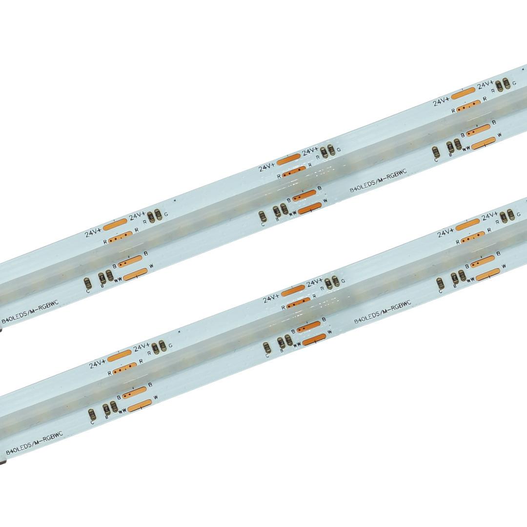 Taśma LED COB RGB+CCT IP67 24V 20W/m 840 LED 10m