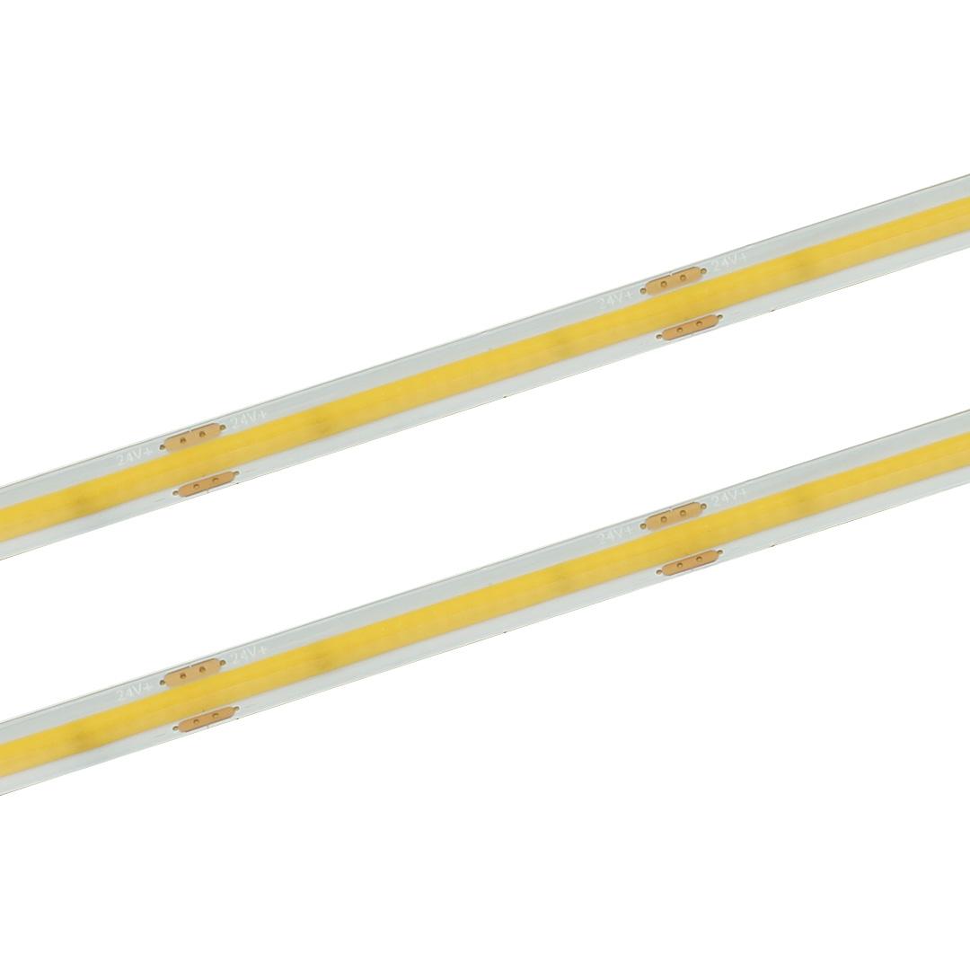 Taśma LED COB 24V IP67 11W 480 LED CRI90 Zimna 20m
