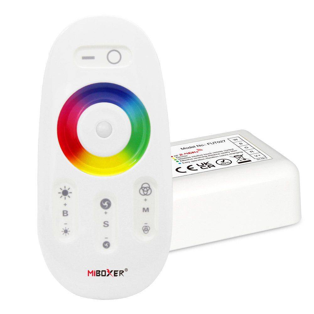 Sterownik LED RGBW Mi-Light FUT027 z pilotem 12V-24V 10A Sterownik LED RGBW Mi-Light FUT027 z pilotem 12V-24V 10A