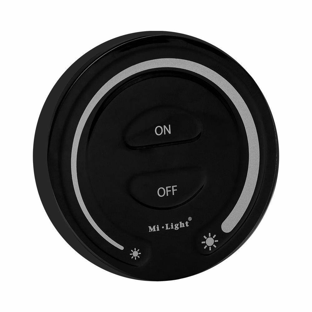 Pilot okrągły Mi-Light FUT087B Czarny Mono 1 strefa Pilot okrągły Mi-Light FUT087B Czarny Mono 1 strefa