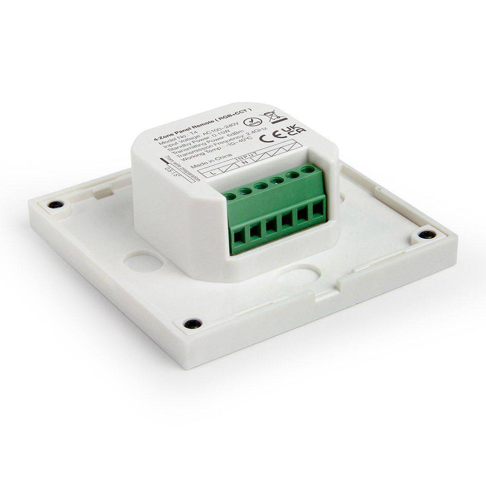 Sterownik dotykowy Mi-Light T4 RGB+CCT 230V 4 strefy Sterownik dotykowy Mi-Light T4 RGB+CCT 230V 4 strefy